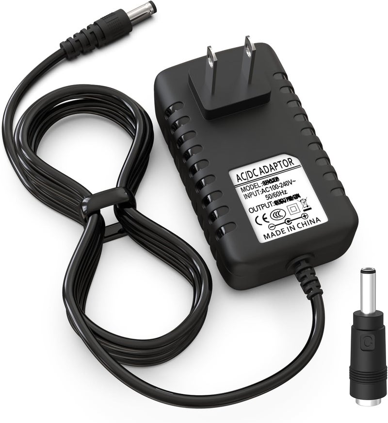 Pinkind 9V AC/DC Power Adapter Compatible with Casio Piano Keyboard AD-5 AD-5MU AD-5MR WK-110 WK-200 LK-43 LK-100 LK-220 CTK-496 CTK-573 CTK-700 CTK-710 CTK-720 CTK-2100 Replacement Charger - Not for 9.5V - Image 1
